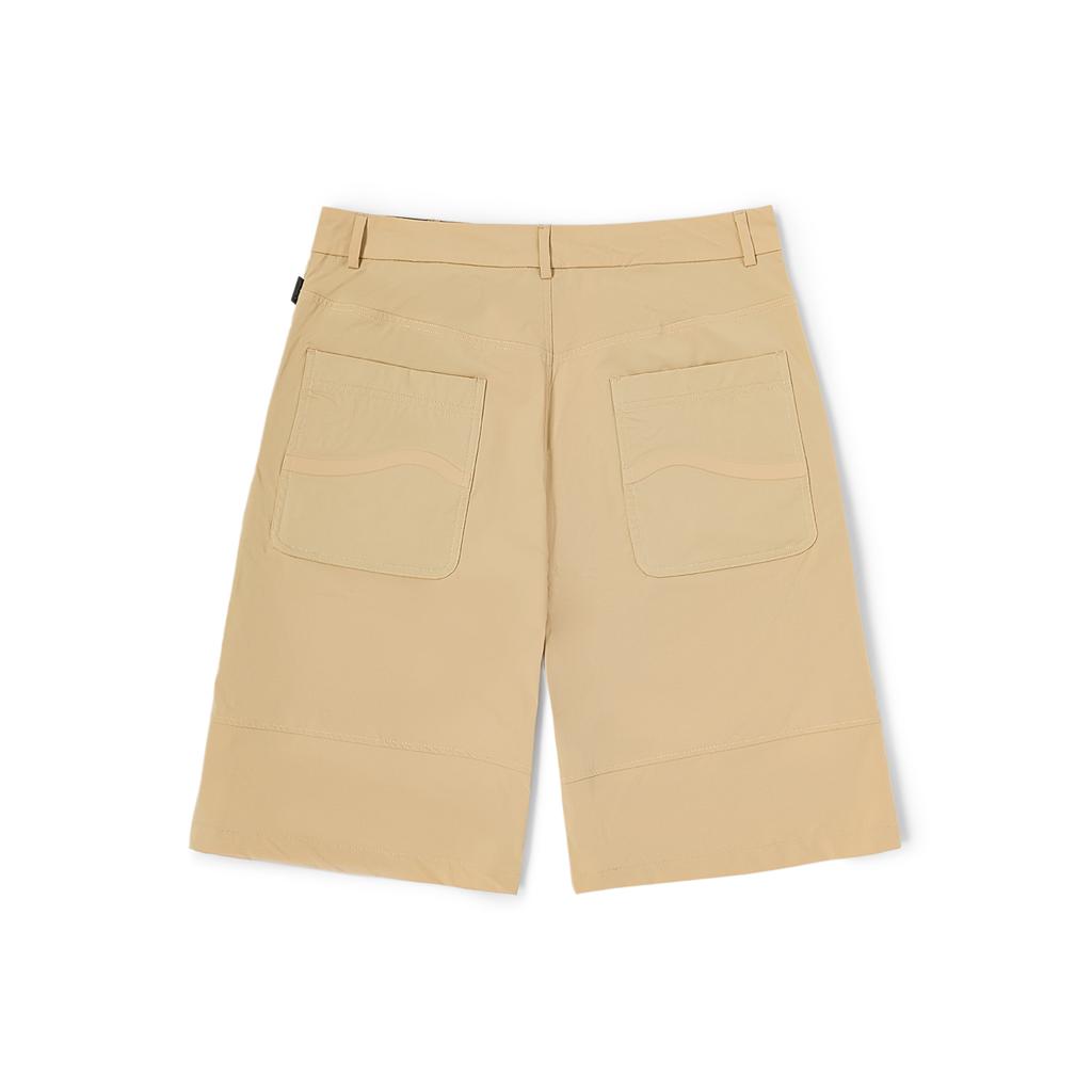 Vans Solid Woven Straight-Leg Casual Shorts Men Bottoms Terracotta VN000F2AYUU