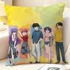Cartoon Comic P Chan R-Ranma ½ 3 Pillow Case Natural Linen Organic Fabric Double-Sided Printing Sofa Home Decor Gift Pillow Case