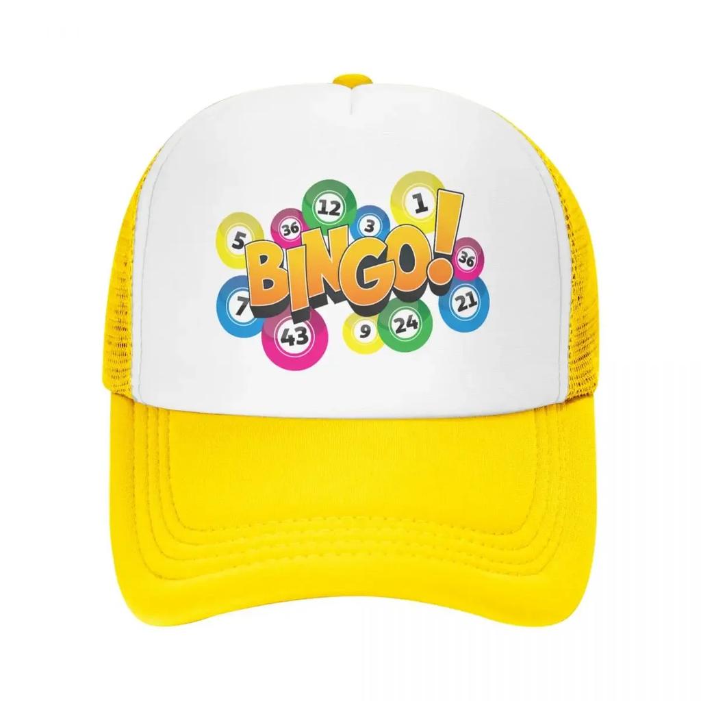 Custom Hot Game Bingo Trucker Hat for Unisex Women Adjustable Unisex Baseball Cap Outdoor Dad Hat