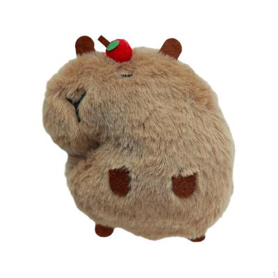 Capybara Plush Keychain Car Keyring Cute Bags Hanging Decoration Women Bag Accessories Handbag