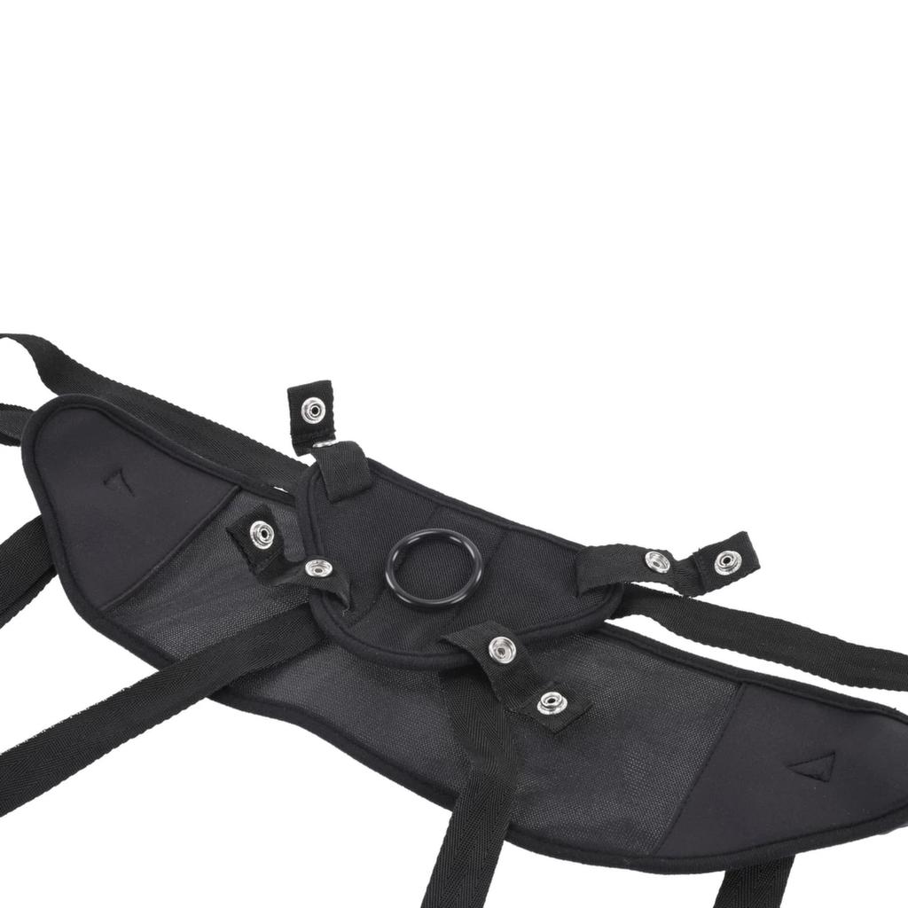 Sportsheets - Strap-On Harness with Back Waist Belt Black