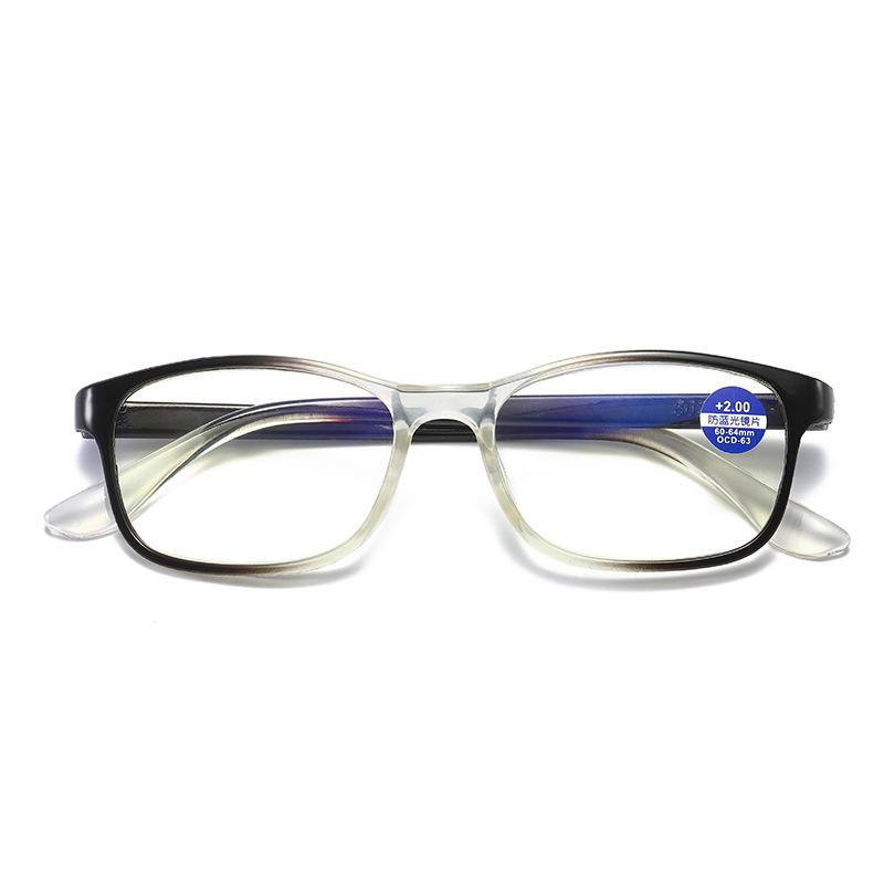 IN Trend Purple Gradient Reading Glasses For Women Presbyopia Eyeglasses Men Anti-Blue Light HyperopiaOptical Eyewear Diopters +1.0 +4.0