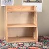 Desktop Retro Wooden Storage & Organization Rack for Journals, Ornaments, Coffee Cups, and Perfume.
