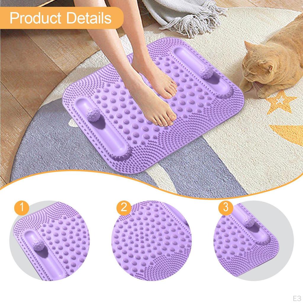 Acupressure Foot Pad, Convenient And Easy To Clean, Portable, for Workout, Travel, Office, Gym