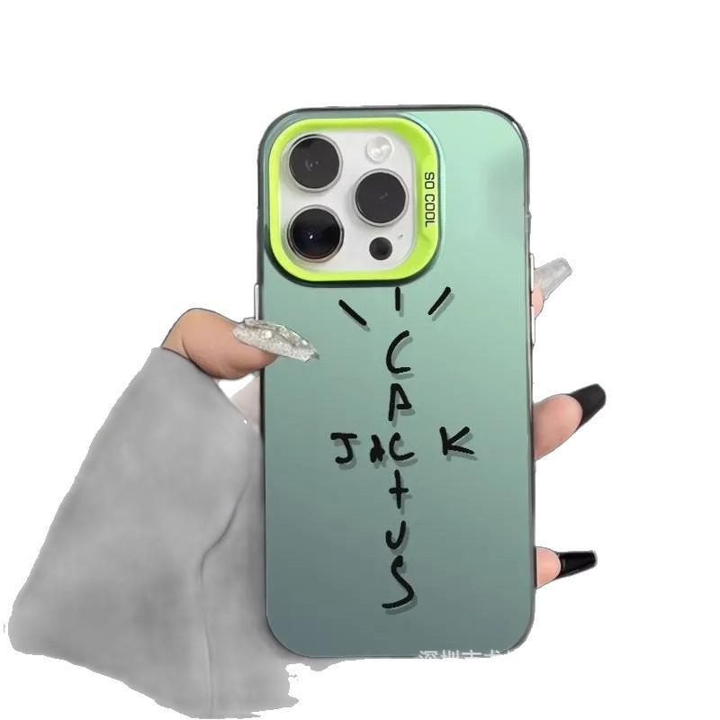 Simple English Applicable Apple 15 Color Silver iPhone14Pro Creative 11promax Matte 16 Protective Case 17