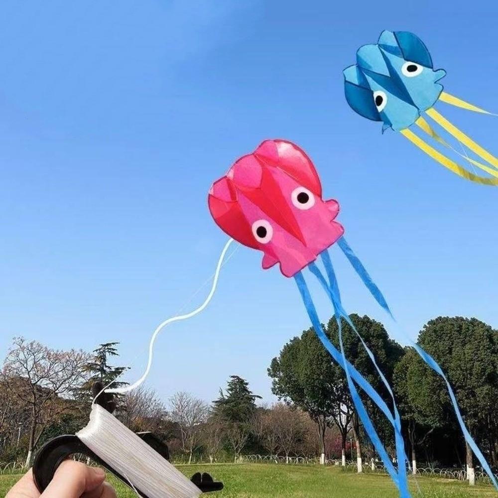 Cartoon Animal 3D Soft Kite Good Flying Outdoor Flying Toy Children's Pocket Kite  Beach Garden