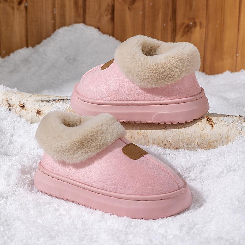Bear Head EVA Snow Boots: Wrap-Around Heel, Non-Slip, Odor-Resistant, Plus Velvet, Thick Sole, Warm Winter Outdoor Boots.