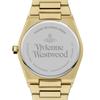 Vivienne Westwood Charterhouse Watch, VV244GRGD, Grey Dial, Gold-Tone Stainless Steel Bracelet, 39.5mm, Women's