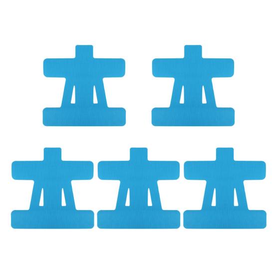 

5/10 шт. предварительно нарезанная кинезиологическая лента для облегчения боли в плече, дышащая, водонепроницаемая, эластичная спортивная лента для поддержки и стабилизации плеча 5pcs синий