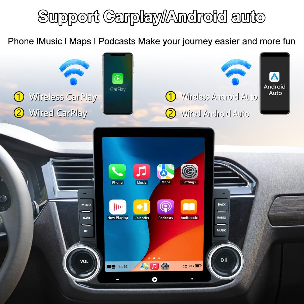 Android 9,7" Vertical Style IPS Bildschirm Autoradio GPS Navigation Multimedia Player