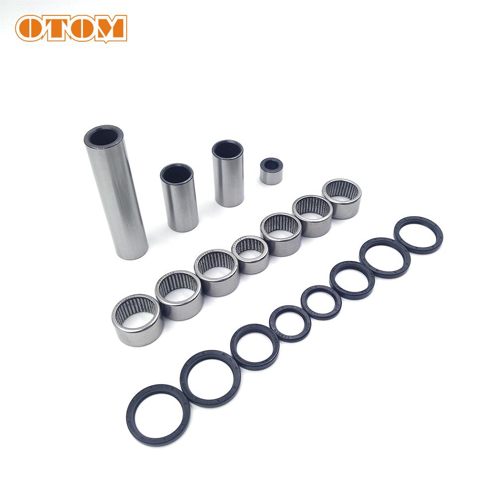 OTOM Motorcycle Thrust Needle Roller Bearings Bushing Oil Seal Motocross Triangle Lever Linkage ARM For Yamaha YZF WRF 250 450