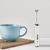 Portable Electric Whisk Mixer Rechargeable Stainless Steel Mini Coffee Maker for Household Kitchen Use