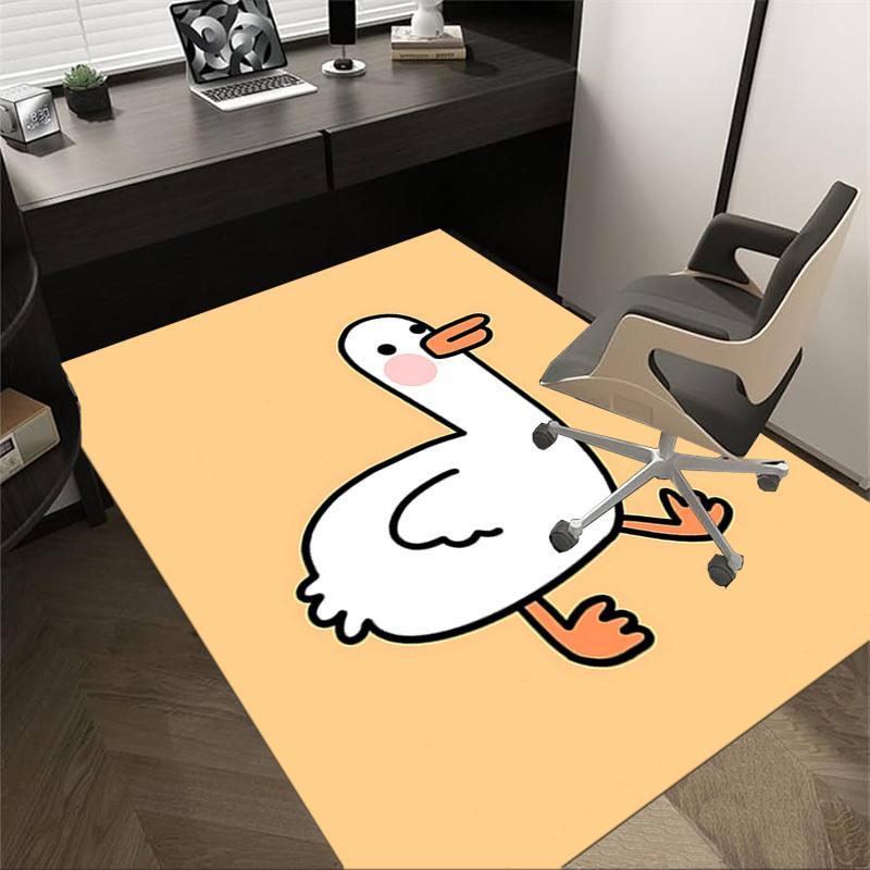 

1PC duck Non-Slip Floor carpet, suitable for Office, bedroomand playrooms. It can also be used as a sofa footrest cover-T95 60cm by 90cm