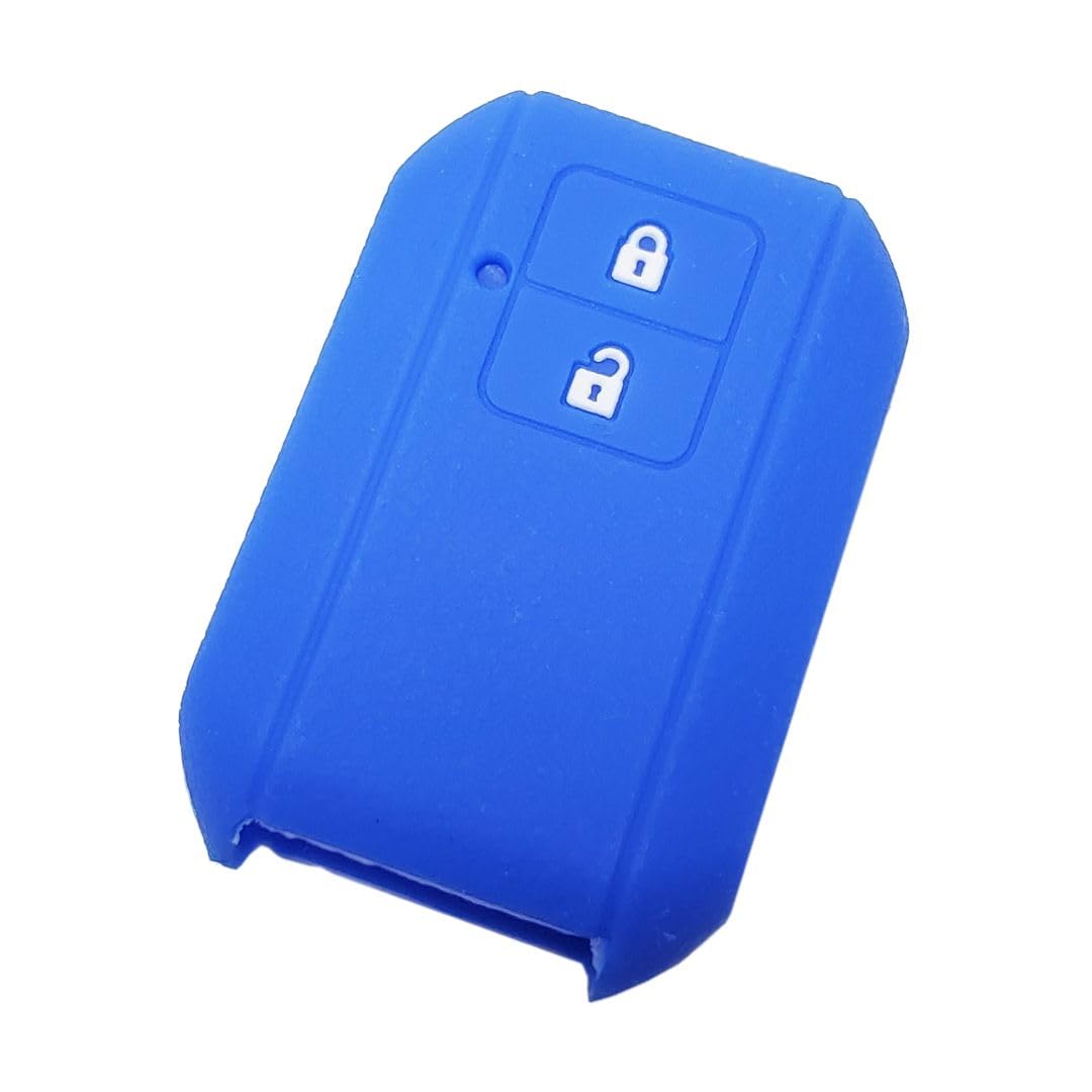 

Suzuki Compatible Key Cover, Smart Key Cover, Blue, 2 Buttons, Smart Key Cover, Silicone, синий