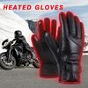 Motorcycle Electric Heated Gloves Waterproof Windproof Cycling Skiing Warm Heating Gloves USB Powered For Men Women