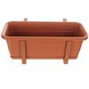 KADAX Balcony Box Flower Pot Planter Handles Saucer Balcony Railing