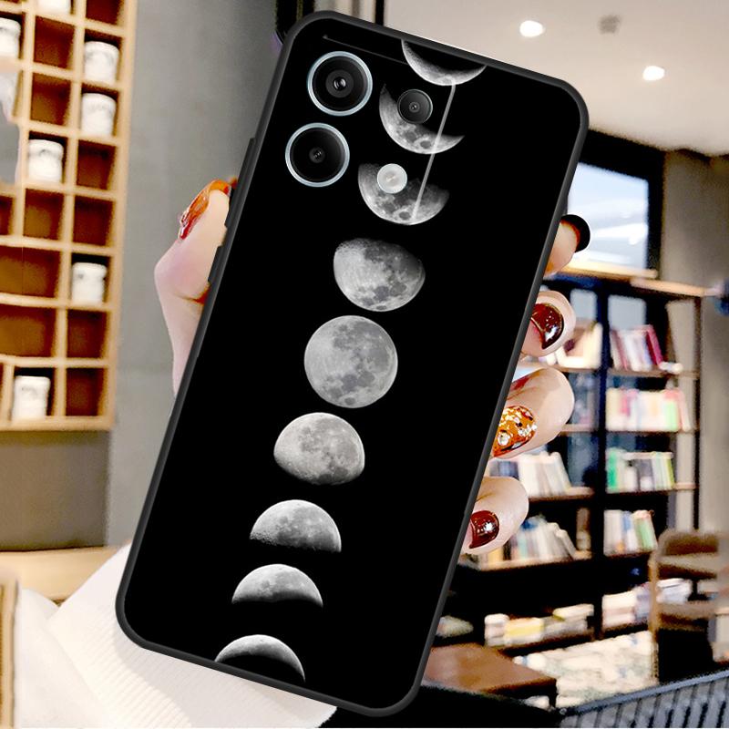 Space Sky Moon For Xiaomi Redmi Note 14 Pro 12 11 9 10 13 15 Pro Plus Case For Redmi 15 10C 12C 13C 14C 15C