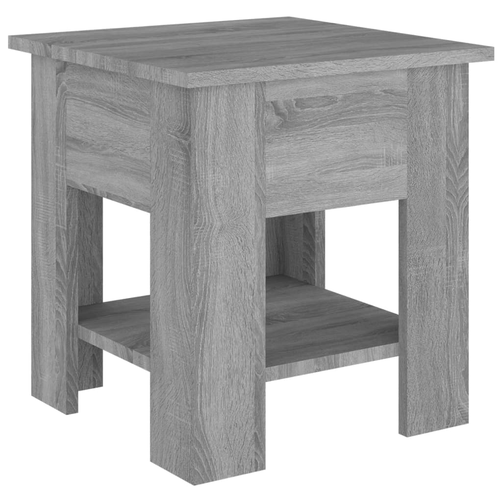  Coffee Table, Grey Sonoma Oak, 40x40x42 Cm