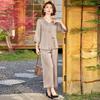 Completo due pezzi ricamato stile cinese nuovo Da Tang Fu Ren