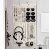 Earrings Necklace Storage Hanger Large Capacity Simple Installation Multipurpose Wall-Mounted Hair