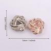 1pc Diamond Wreath Women's Brooch & Pin Jewelry - Vintage Elegant, Unique Design, for Scarves/Jackets, Ideal for Festival Gifts
