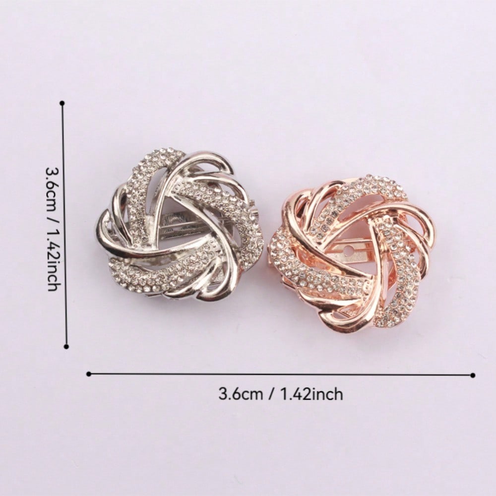 1pc Diamond Wreath Women's Brooch & Pin Jewelry - Vintage Elegant, Unique Design, for Scarves/Jackets, Ideal for Festival Gifts