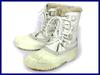 Made In Canada/Vintage//Leather Snow Boots With Inner Liner/WOS7/23.5-24.5/White/High-End
