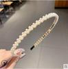 French Retro High Crown Wide-Brimmed Plush Headband for Face Washing and Outings