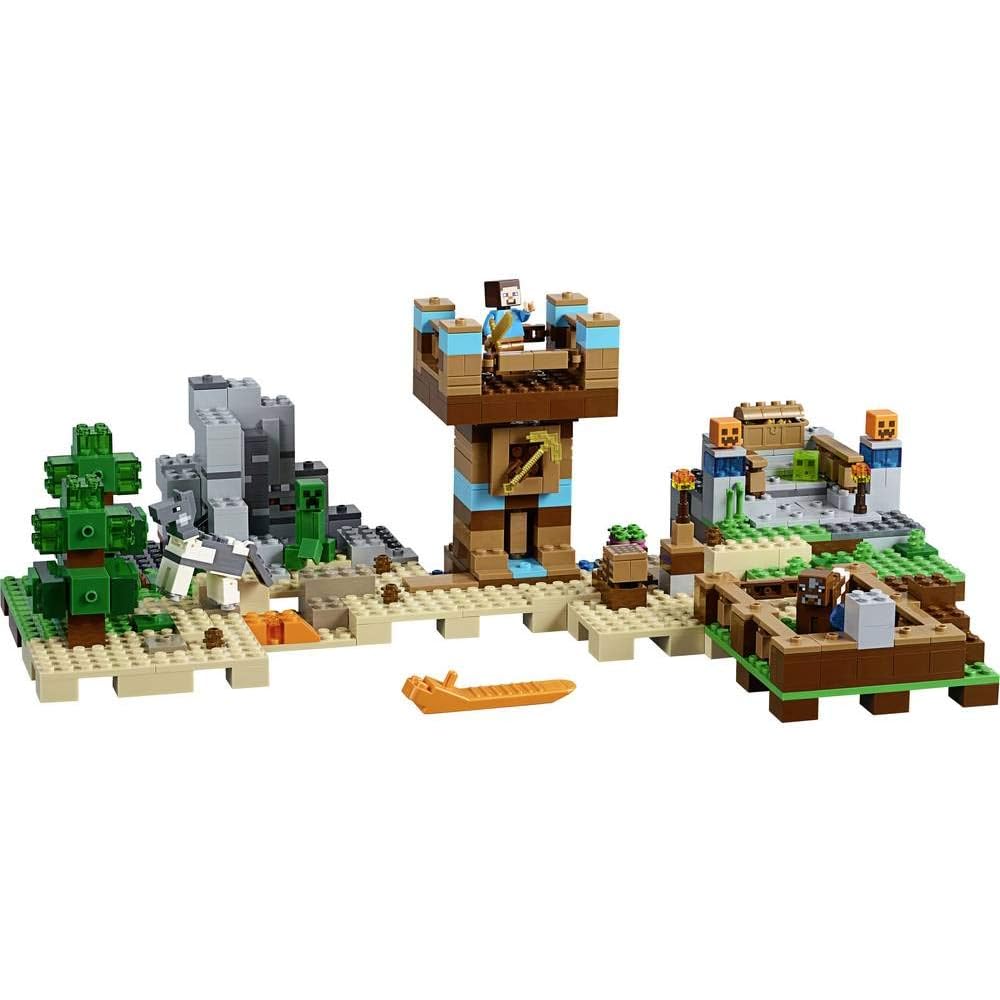 LEGO Minecraft Crafting Box 2.0 Building Set with Figures and Accessories