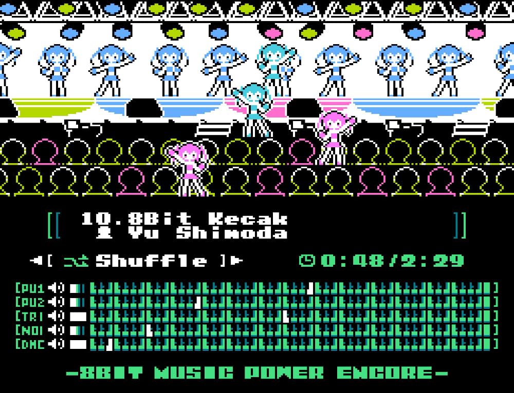 8BIT MUSIC POWER ENCORE (Columbus Circle, Famicom/FC-Compatible, Chiptune Music Cartridge)