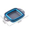 Foldable Round Vegetable & Fruit Washing Basket with Drain