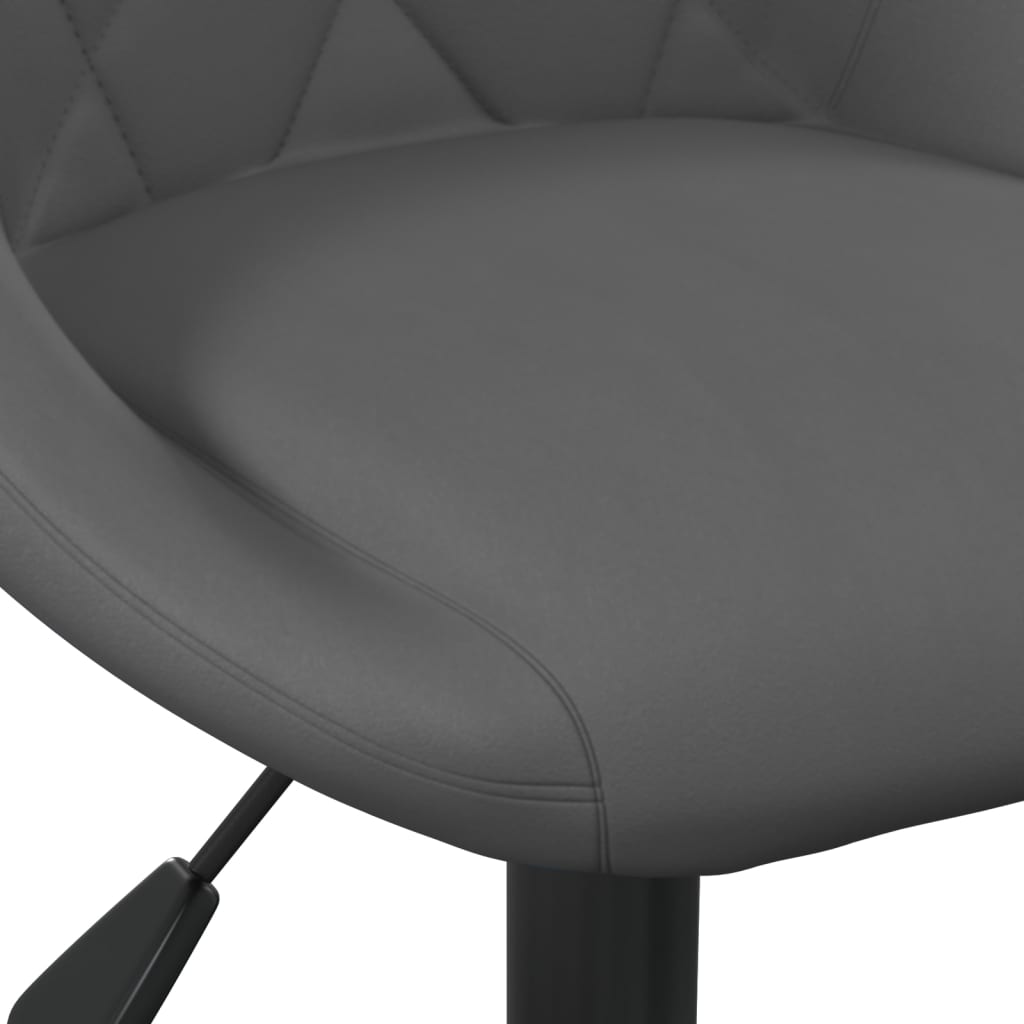 Dark Grey Velvet Bar Stool
