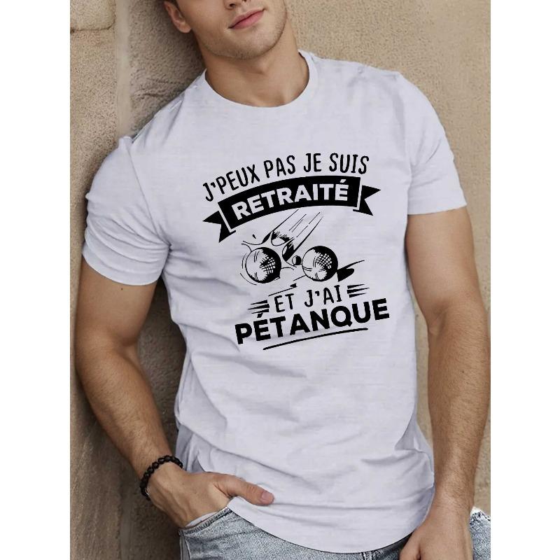 European sizes Fun French Crinkle Men's T-Shirt