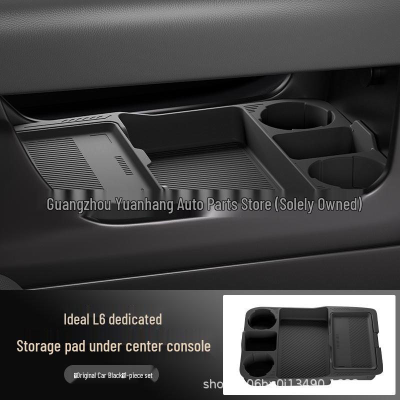 2024 Li Auto L6 L7 Center Console Glasses Holder & Lower Storage Box Car Accessories.