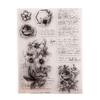 Silicone Clear Stamp for Card Making Scrapbooking Journal Decorations Seals Transparent Stamps Flower Clear Stamps