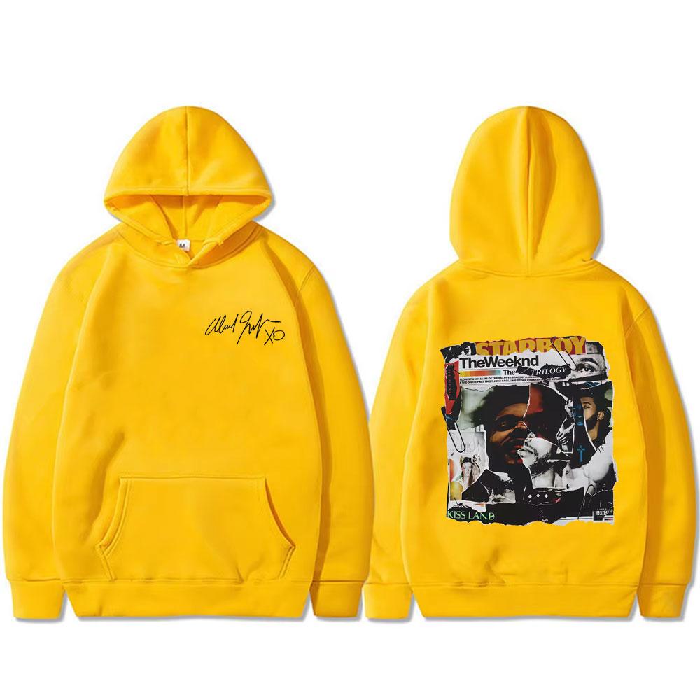 Rapper The Weeknd Music Album Cover 2026 Merch Hoodie Unisex Hip Hop Fashion Pop Music Streetwear Unisex Vintage Sweatshirt