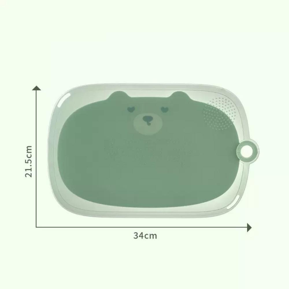 Anti-slip Plastic Kitchen Cutting Board, BPA-free Cutting Board with Hanging Holes, Multi-functional Solid Food Cutting Board, E