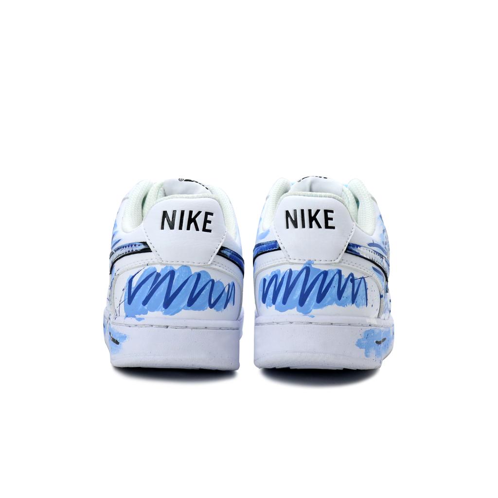 Nike Court Vision 1 Free Country Abrasion Resistant Balance Support Low Top Skateboard Shoes Men's Blue DH2987-101(team1037-)