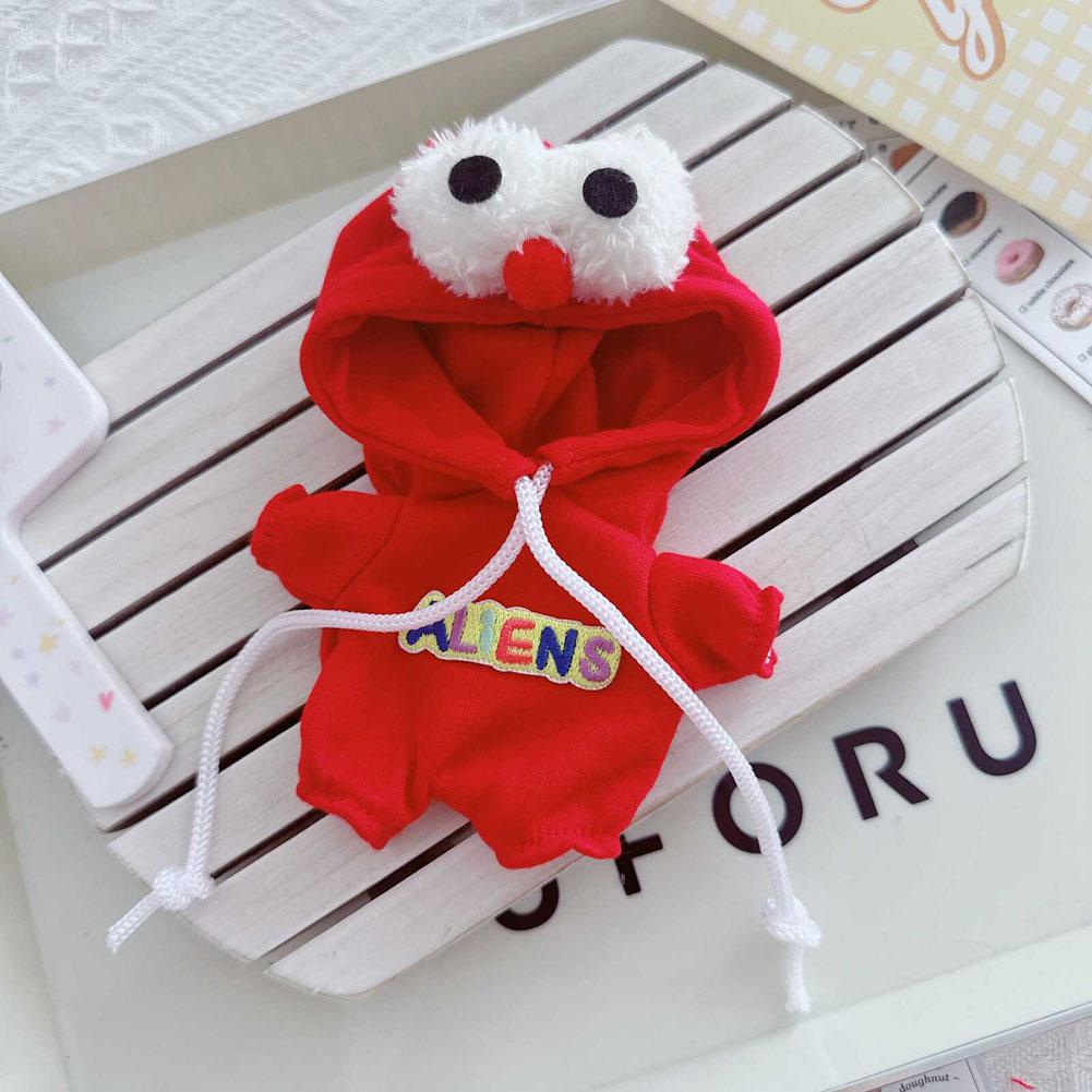 

Для 15 см куклы Лабубу Одежда Модная одежда Толстовки Одежда для кукол Толстовки Аксессуары для кукол Милое украшение Маленькая одежда красный