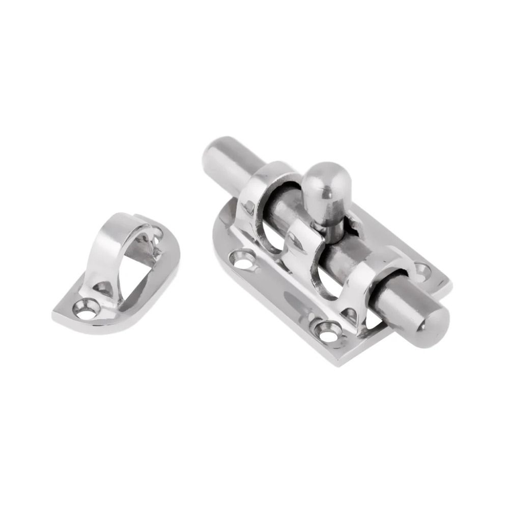60/90/110MM Slide Barrel Bolt Clasp Stainless Steel Marine Hatch Fastener Boat Door&Window Lock  RV