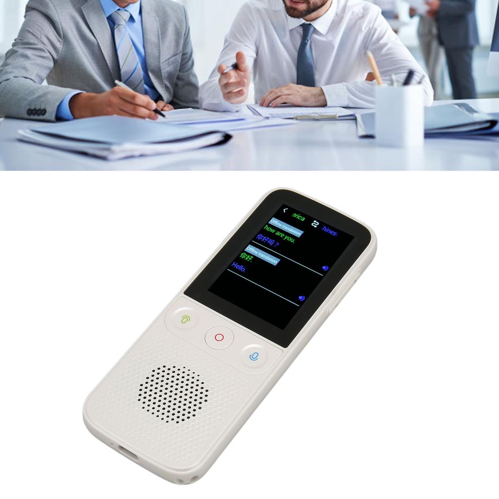 112 Languages Smart Voice Translator 2.4inch   1GB   8GB ROM Portable WiFi Language Translator Device