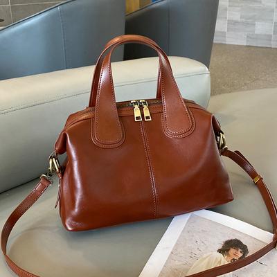 New High Quality Genuine Leather Handbag for Women's Crossbody Bag High Grade Retro Cowhide Women's Bag Tote Bag