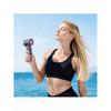 Portable Handheld Fan, 1-100 Speed Adjustable, 3000mAh Rechargeable, Metal Body, Digital Display, for Travel/Camping/Outdoor – Grey