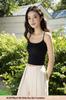 Ice Silk Seamless Camisole: Integrated Cup Strappy Tank for Women