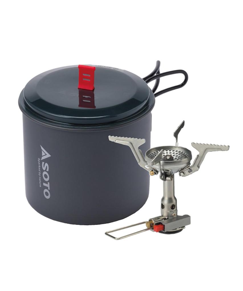SOTO Amica Spot Combo SOD-320PC Stainless Steel, Resin, Aluminum