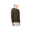 Stone Island Fitted Crew Neck Solid Color Brand Print Logo Long Sleeve Sweatshirt Men sweatshirt Olive-Green 791562420V0058
