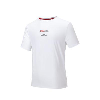 Comfortable Simple Letter Round Neck Pullover Versatile Fashion Short Sleeve T-Shirt Men Tops Pure-White 152527136-1
