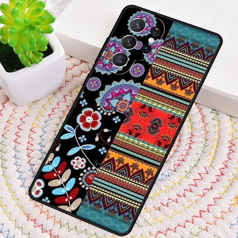 Bohemian Stil Handyhülle für Samsung Galaxy note 10 pro S26 Ultra S23 S24 FE S25 S21 S22 PLUS stoßfest Hülle