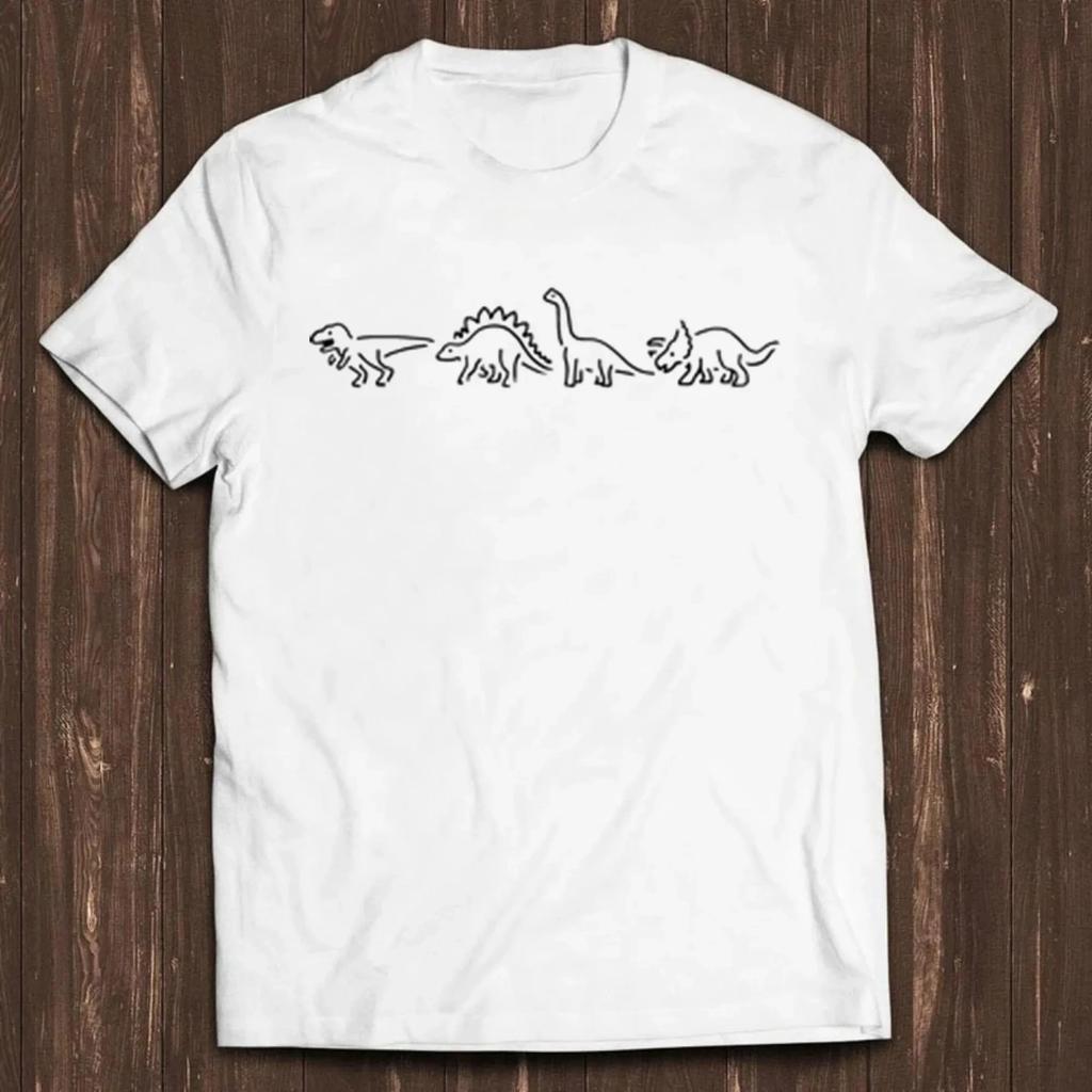 Comoda Maglietta Jurassic Animal Brontosaurus Meme Party Dinosauro Stile Divertente 2026 Nuova Cotone Estate per Uomo