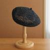 Yousheng Women Beret Hat, Hollow Design Gauze Beret Hat, Solid Color Versatile Headwear for Hiking Outings Traveling Shopping And Daily
